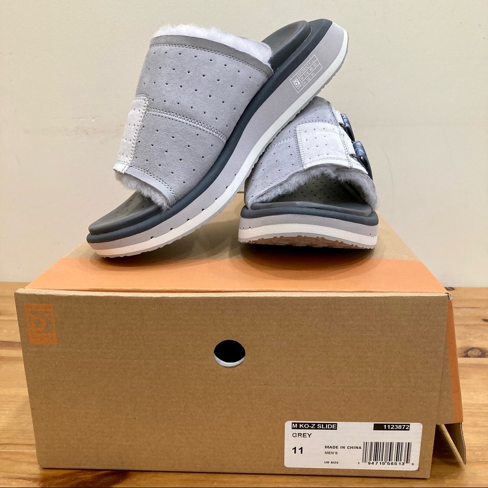 Deckers Lab Men’s KO-Z Slide / Grey / Size 11